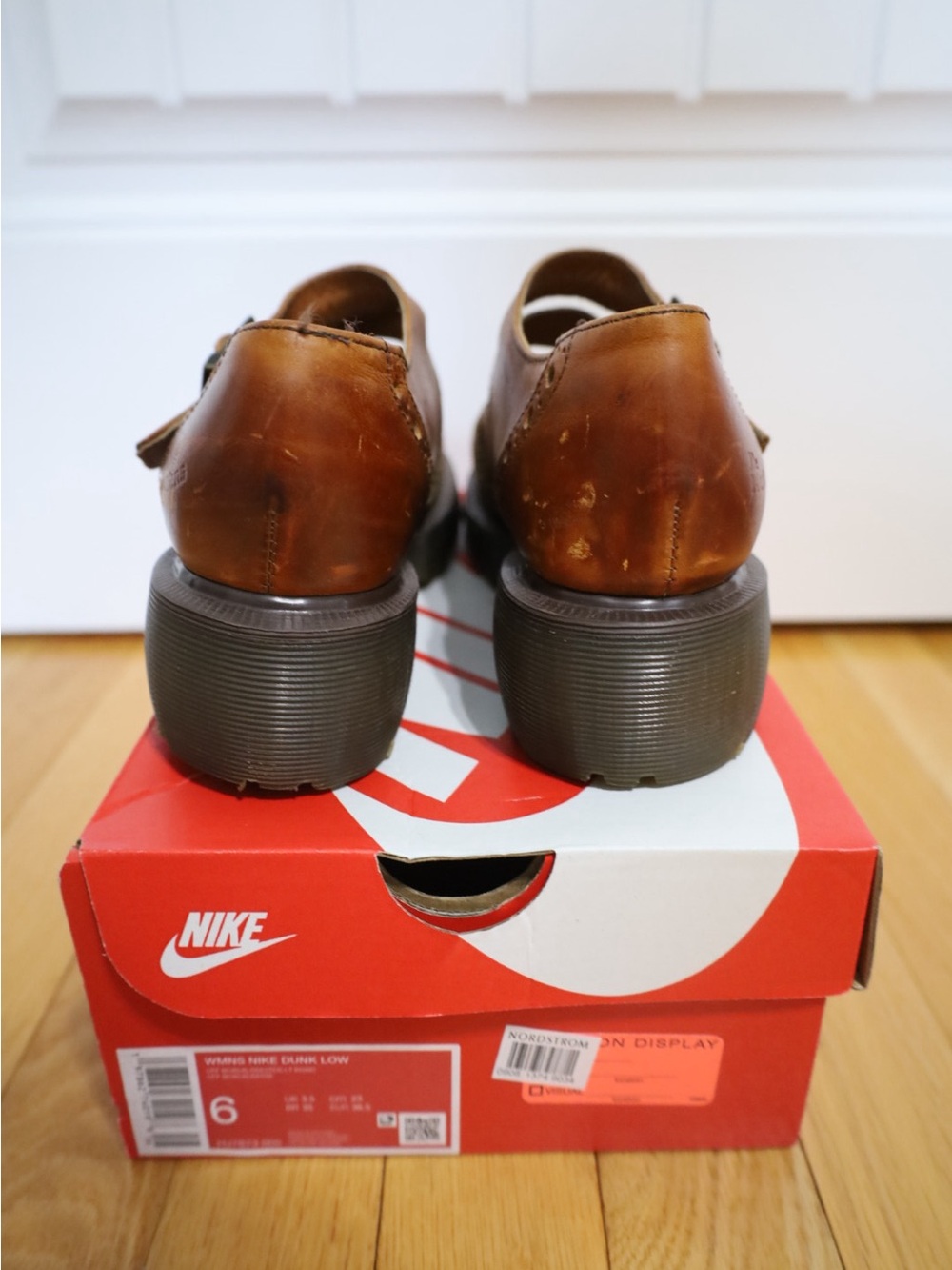 Rare Vintage 1990's Dr.Martens Mary Jane Brogue Platform Shoes Size 7 Made In UK - Picture 7 of 16
